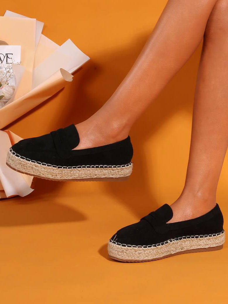 Noel - Fine espadrilles med plateau
